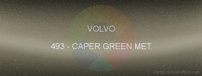 Pintura Volvo 493 Caper Green Met.