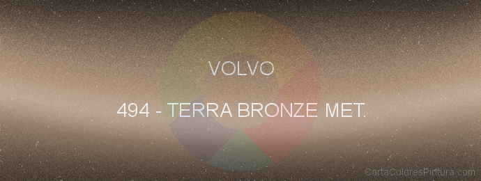 Pintura Volvo 494 Terra Bronze Met.
