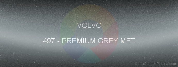 Pintura Volvo 497 Premium Grey Met.