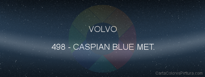 Pintura Volvo 498 Caspian Blue Met.