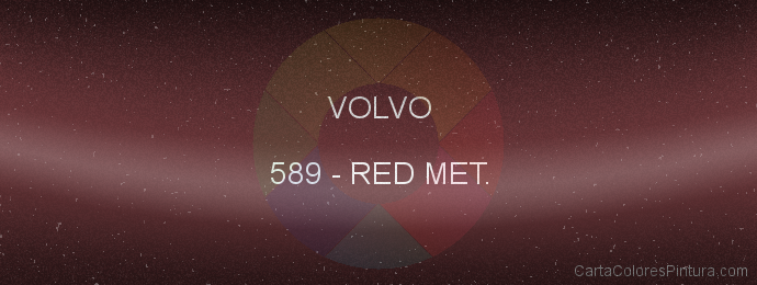 Pintura Volvo 589 Red Met.