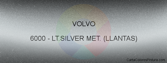 Pintura Volvo 6000 Lt.silver Met. (llantas)