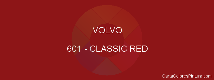 Pintura Volvo 601 Classic Red