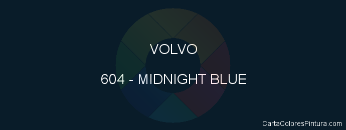 Pintura Volvo 604 Midnight Blue