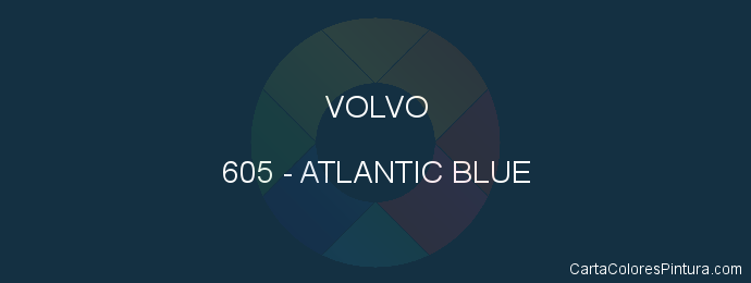 Pintura Volvo 605 Atlantic Blue
