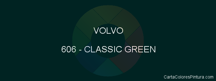 Pintura Volvo 606 Classic Green