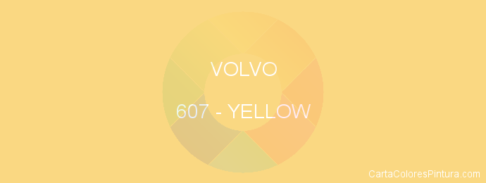 Pintura Volvo 607 Yellow