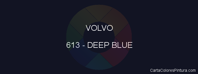 Pintura Volvo 613 Deep Blue
