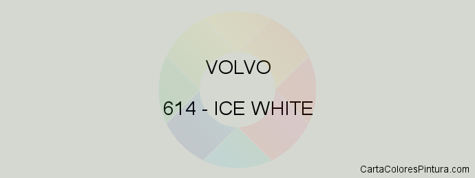 Pintura Volvo 614 Ice White