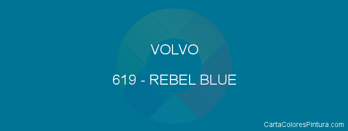Pintura Volvo 619 Rebel Blue