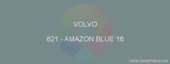Pintura Volvo 621 Amazon Blue 16