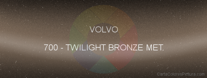 Pintura Volvo 700 Twilight Bronze Met.