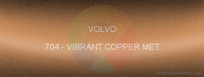 Pintura Volvo 704 Vibrant Copper Met.