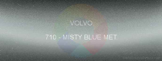 Pintura Volvo 710 Misty Blue Met.