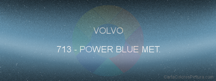 Pintura Volvo 713 Power Blue Met.