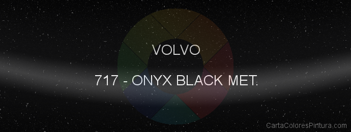 Pintura Volvo 717 Onyx Black Met.