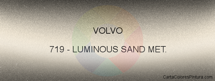 Pintura Volvo 719 Luminous Sand Met.