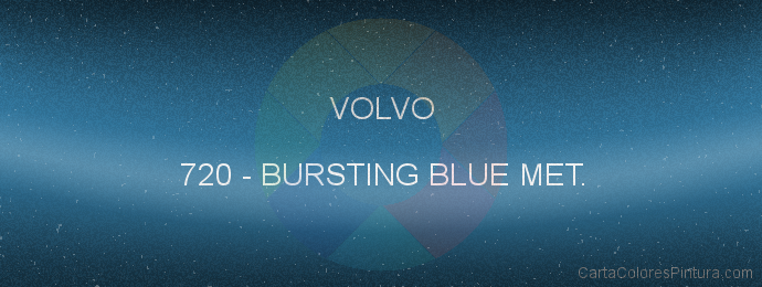 Pintura Volvo 720 Bursting Blue Met.