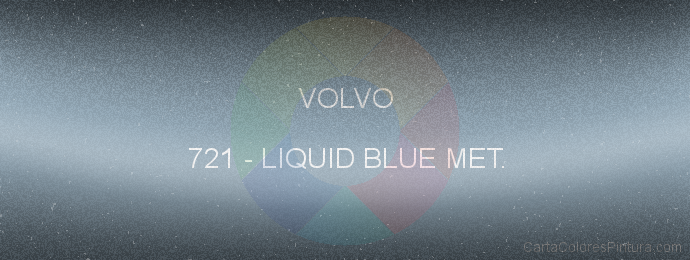 Pintura Volvo 721 Liquid Blue Met.