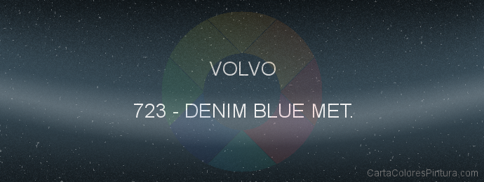 Pintura Volvo 723 Denim Blue Met.
