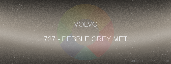 Pintura Volvo 727 Pebble Grey Met.
