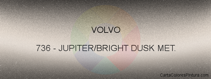 Pintura Volvo 736 Jupiter/bright Dusk Met.