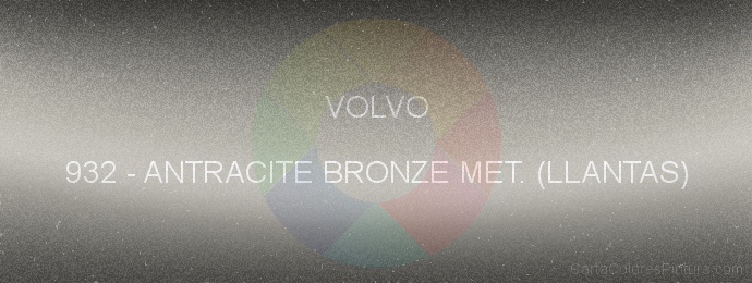 Pintura Volvo 932 Antracite Bronze Met. (llantas)