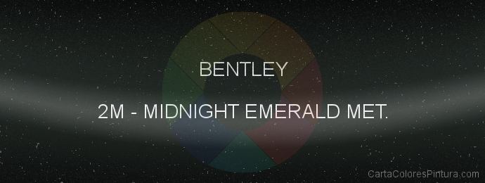 Pintura Bentley 2M Midnight Emerald Met.