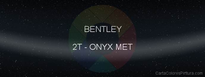 Pintura Bentley 2T Onyx Met