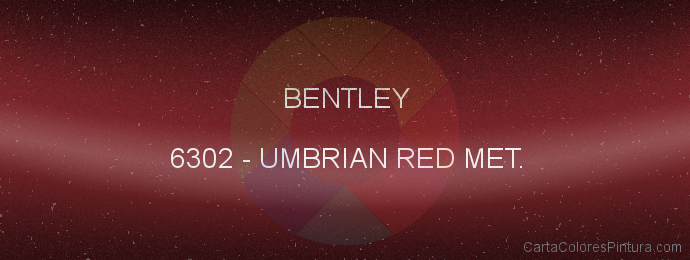 Pintura Bentley 6302 Umbrian Red Met.