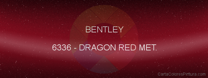 Pintura Bentley 6336 Dragon Red Met.