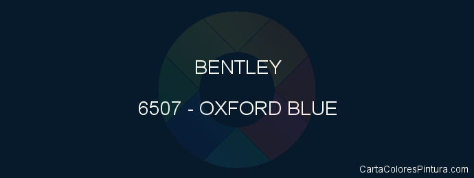 Pintura Bentley 6507 Oxford Blue