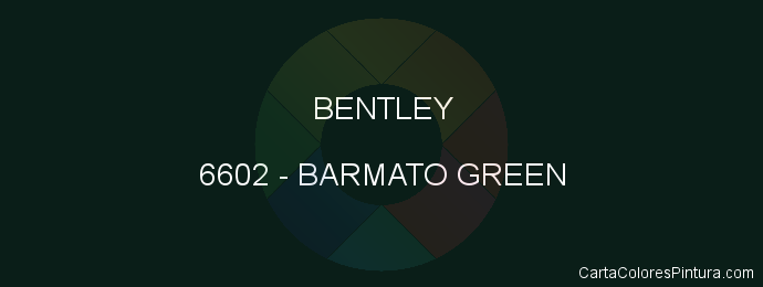 Pintura Bentley 6602 Barmato Green