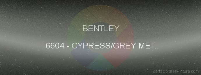 Pintura Bentley 6604 Cypress/grey Met.