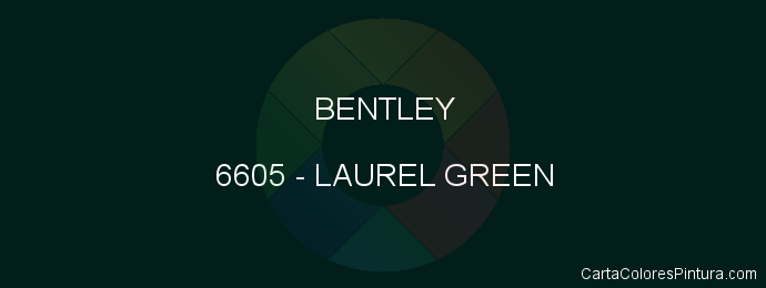 Pintura Bentley 6605 Laurel Green