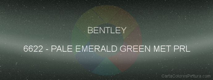 Pintura Bentley 6622 Pale Emerald Green Met Prl