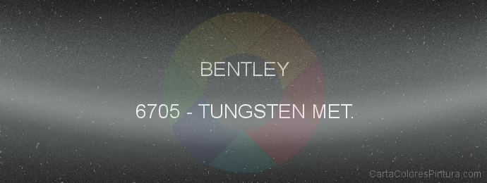 Pintura Bentley 6705 Tungsten Met.