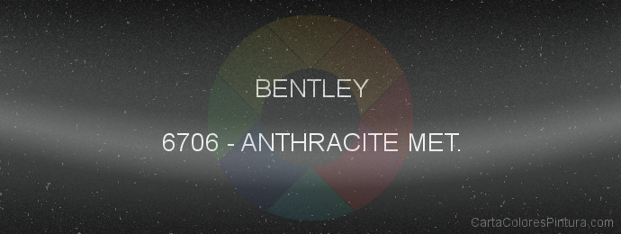 Pintura Bentley 6706 Anthracite Met.