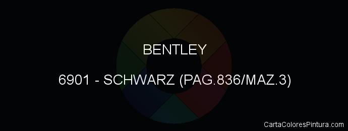 Pintura Bentley 6901 Schwarz (pag.836/maz.3)