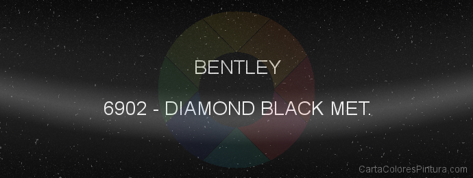 Pintura Bentley 6902 Diamond Black Met.