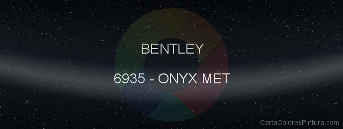 Pintura Bentley 6935 Onyx Met