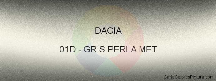 Pintura Dacia 01D Gris Perla Met.