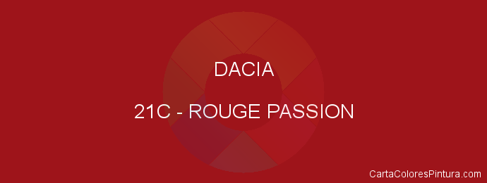 Pintura Dacia 21C Rouge Passion
