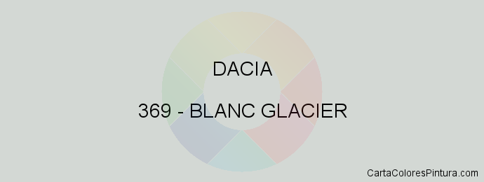 Pintura Dacia 369 Blanc Glacier