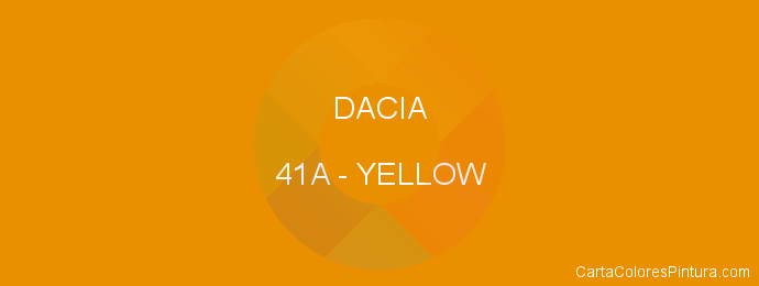 Pintura Dacia 41A Yellow