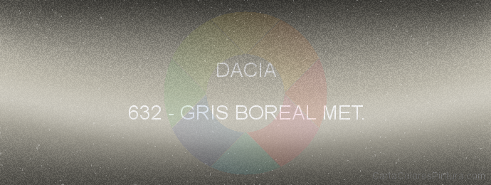 Pintura Dacia 632 Gris Boreal Met.