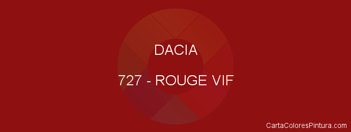 Pintura Dacia 727 Rouge Vif