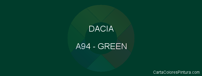 Pintura Dacia A94 Green