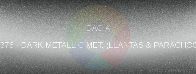 Pintura Dacia BU0376 Dark Metallic Met. (llantas & Parachoque)