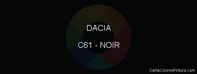 Pintura Dacia C61 Noir